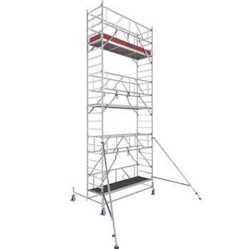 KRAUSE STABILO aluminijumska pokretna skela 2.50x0.75m radna visina 7.40m 772053-1 KRAUSE STABILO aluminijumska pokretna skela 2.50x0.75m radna visina 7.40m 772053-1